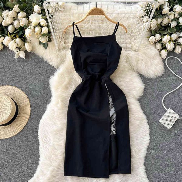 casual dresses french suspender dress 2022 summer design sense of minority pure desire style spice girl skirt r466, Black;gray
casual dresses french suspender dress 2022 summer design sense of minority pure desire style spice girl skirt r466, Black;gray