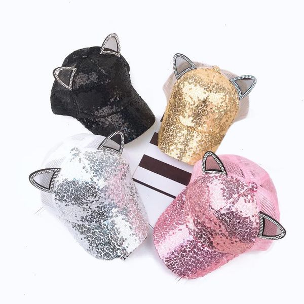 parent-child fashion sequin ears baby hat summer mesh kids baseball cap cartoon snapback boys girls hip hop sun, Blue;gray
parent-child fashion sequin ears baby hat summer mesh kids baseball cap cartoon snapback boys girls hip hop sun, Blue;gray