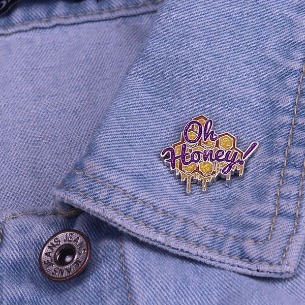 the trixie & katya oh honey glitter brooch pins enamel metal badges lapel pin brooches jackets fashion jewelry accessories, Blue
the trixie & katya oh honey glitter brooch pins enamel metal badges lapel pin brooches jackets fashion jewelry accessories, Blue