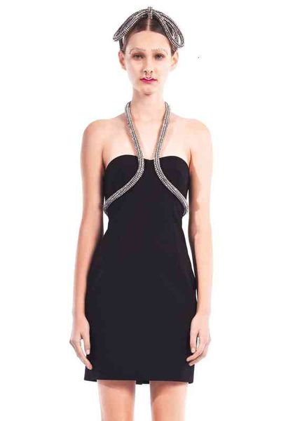 casual dresses area crystal decoration hanging neck dress summer design sense of minority temperament thin backless evening woman, Black;gray
casual dresses area crystal decoration hanging neck dress summer design sense of minority temperament thin backless evening woman, Black;gray