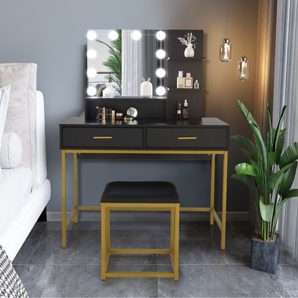 living room furniture large vanity set with 10 led bulbs makeup table cushioned stool 3 storage shelves 2 dressing table dresser desk for wo
living room furniture large vanity set with 10 led bulbs makeup table cushioned stool 3 storage shelves 2 dressing table dresser desk for wo
