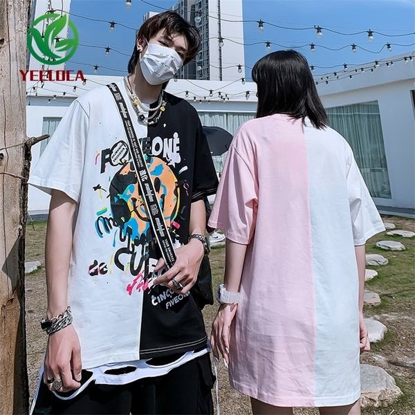 dropship colorblock handpainted earth print tshirt for men women summer couple short sleeve oversized cotton trend design t200616, White
dropship colorblock handpainted earth print tshirt for men women summer couple short sleeve oversized cotton trend design t200616, White