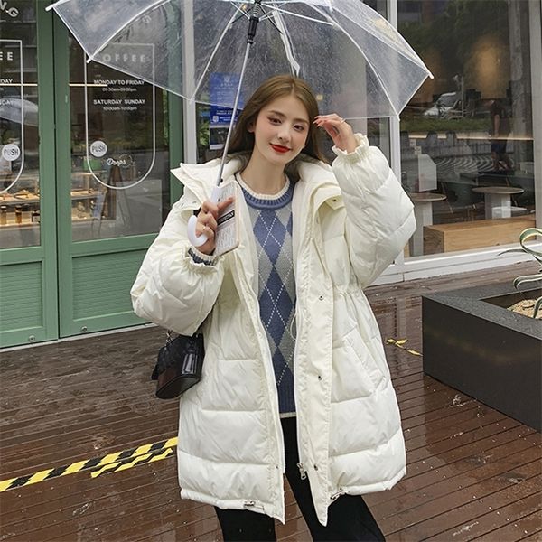 winter women's long jacket oversized cotton padded woman parkas hooded solid loose stand collar thick casual female coats 201019, Black
winter women's long jacket oversized cotton padded woman parkas hooded solid loose stand collar thick casual female coats 201019, Black