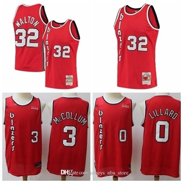668 men\rportland\rtrail\rblazers 32 bill walton 3 mccclum 0 lillard & red 1976-77 player jersey 02, Black
668 men\rportland\rtrail\rblazers 32 bill walton 3 mccclum 0 lillard & red 1976-77 player jersey 02, Black