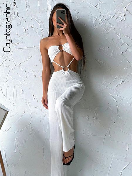 bandage cut out backless elegant strapless jumpsuits women club party rompers sleeveless one piece overalls, Black;white
bandage cut out backless elegant strapless jumpsuits women club party rompers sleeveless one piece overalls, Black;white