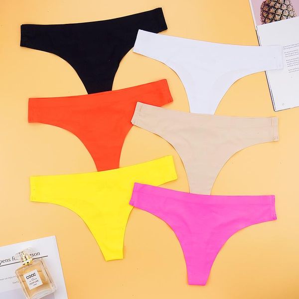 thong women seamless panties underwear ice silk female tangas sports low rise strings solid color s-xl shorts, Black;pink
thong women seamless panties underwear ice silk female tangas sports low rise strings solid color s-xl shorts, Black;pink
