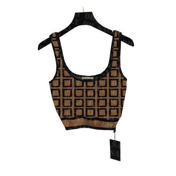 women elastic sport outfit designer classic print sportwear summer breathable knitted vest high grade sportwears, White;red
women elastic sport outfit designer classic print sportwear summer breathable knitted vest high grade sportwears, White;red