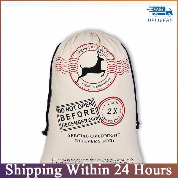 large canvas christmas gift bag kids xmas red present bag home decoration reindeer santa sack for new year party decors
large canvas christmas gift bag kids xmas red present bag home decoration reindeer santa sack for new year party decors