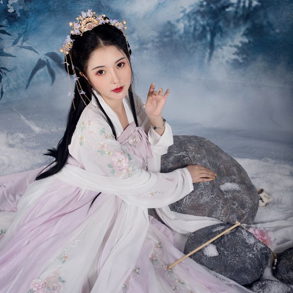 ins taoleju original authentic light purple heavy embroidery chinese traditional han clothing placket short jacket chest-high dress suit, Black;gray
ins taoleju original authentic light purple heavy embroidery chinese traditional han clothing placket short jacket chest-high dress suit, Black;gray