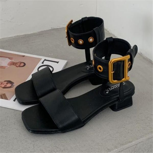 2022 new womens sandals spring summer low heels casual shoes ladies fashion slippers chunky heel slides woman belt buckle roman shoe, Black
2022 new womens sandals spring summer low heels casual shoes ladies fashion slippers chunky heel slides woman belt buckle roman shoe, Black