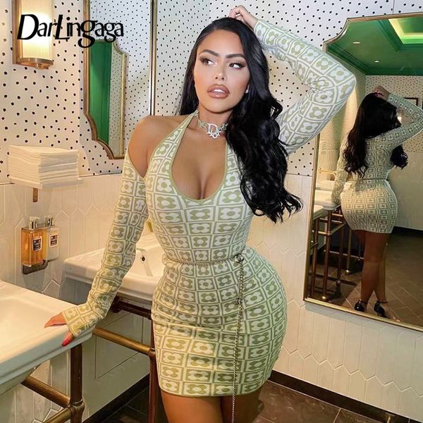 club party floral printed halter neck bodycon dress women fashion cut out long sleeve autumn dresses mini ladies, Black;gray
club party floral printed halter neck bodycon dress women fashion cut out long sleeve autumn dresses mini ladies, Black;gray