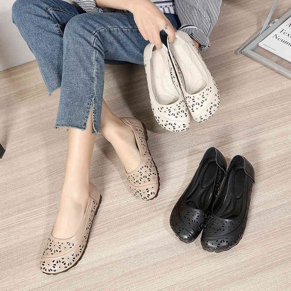 dress shoes spring and summer sals mother's shoes hole hollowed out middle-aged elderly women's flat leather large size ew38, Black
dress shoes spring and summer sals mother's shoes hole hollowed out middle-aged elderly women's flat leather large size ew38, Black
