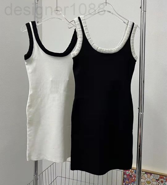 casual dresses designer spring and summer new xiaoxiang series slim fitting stitching deep u-neck vest knit skirt 7422 yua5, Black;gray
casual dresses designer spring and summer new xiaoxiang series slim fitting stitching deep u-neck vest knit skirt 7422 yua5, Black;gray