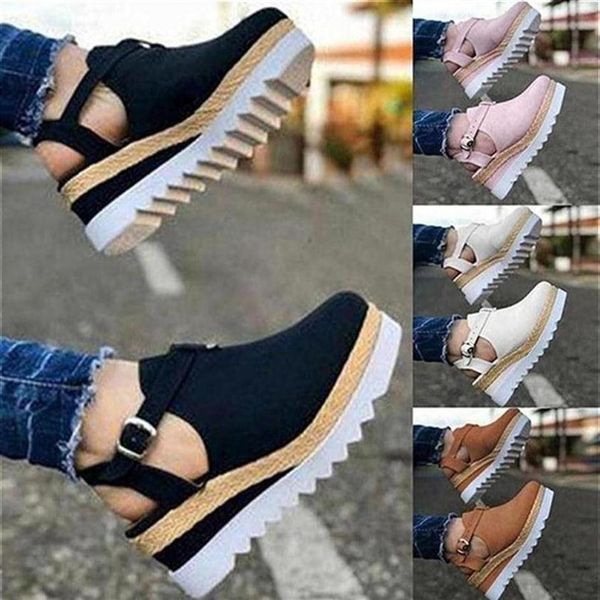 plus size 35-43 platform sandals wedges shoes for women heels sandalias mujer summer clog womens zapatos de hombre326q, Black 
plus size 35-43 platform sandals wedges shoes for women heels sandalias mujer summer clog womens zapatos de hombre326q, Black