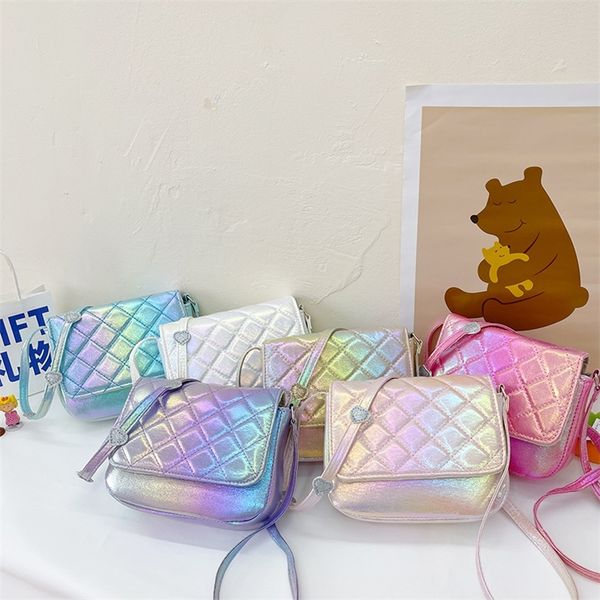 childrens mini flap bag cute kids laser purses and handbags candy color baby girls boy crossbody bag kid wallet 220602
childrens mini flap bag cute kids laser purses and handbags candy color baby girls boy crossbody bag kid wallet 220602