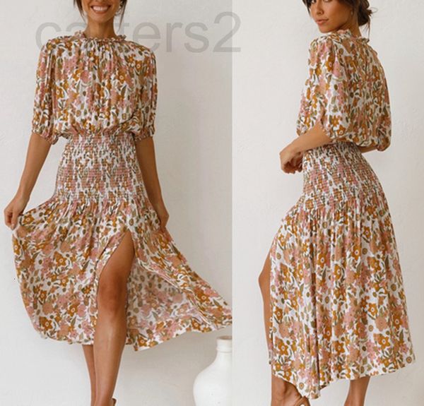casual dresses designer spring / summer 2022 new women's printed split dress u66m2022, Black;gray
casual dresses designer spring / summer 2022 new women's printed split dress u66m2022, Black;gray