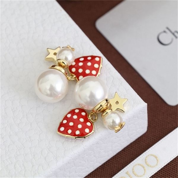 2022 36% off designer jewelry d family peach heart for women new little fresh temperament net red love pearl earrings, Golden
2022 36% off designer jewelry d family peach heart for women new little fresh temperament net red love pearl earrings, Golden