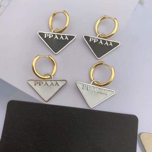 designer earrings fashion triangle earing simple hoop for man womens classic 2 colors high quality, Golden;silver
designer earrings fashion triangle earing simple hoop for man womens classic 2 colors high quality, Golden;silver
