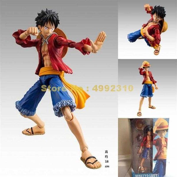 huiya01 anime one piece monkey d luffy variable pvc action figure collectible model 18cm toy q0722
huiya01 anime one piece monkey d luffy variable pvc action figure collectible model 18cm toy q0722
