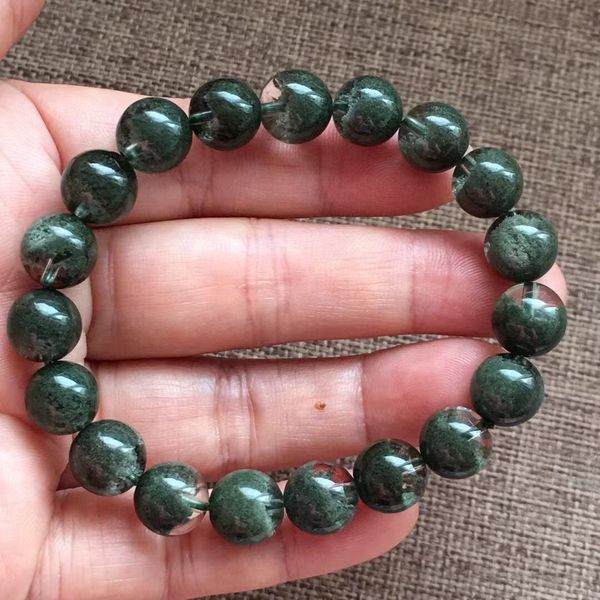 natural green phantom quartz round beads bracelet 10mm women men garden crystal green phantom clear stretch aaaaaa, Silver
natural green phantom quartz round beads bracelet 10mm women men garden crystal green phantom clear stretch aaaaaa, Silver