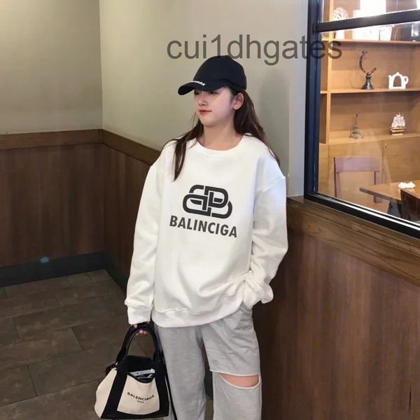 2022 designer blgc hoodies 2022 autumn new paris long sleeve round neck sweater men's and women's ins trend loose solid color vers, Black
2022 designer blgc hoodies 2022 autumn new paris long sleeve round neck sweater men's and women's ins trend loose solid color vers, Black