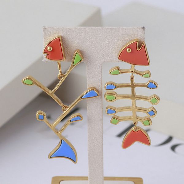 stud dangle & chandelier real 18k gold plated shell resin fish fish bone brand heart earring letter earrings, Silver
stud dangle & chandelier real 18k gold plated shell resin fish fish bone brand heart earring letter earrings, Silver