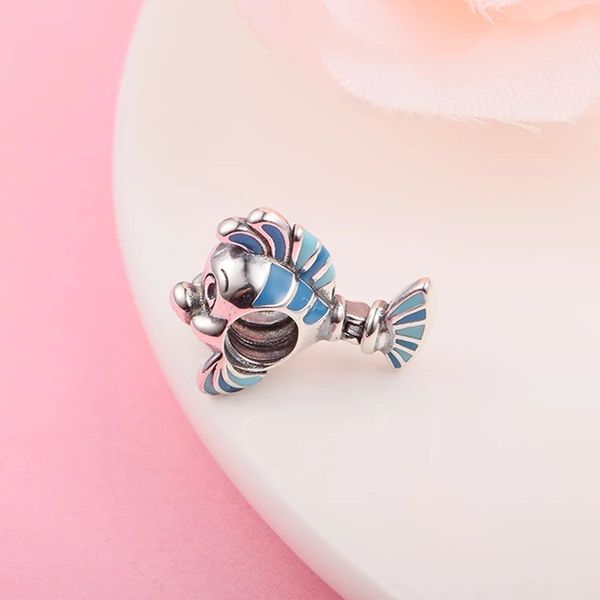 s925 sterling silver beads the little mermaid flounder charms fit original pandora charm bead bracelets diy pendant for jewelry making 79823, Black
s925 sterling silver beads the little mermaid flounder charms fit original pandora charm bead bracelets diy pendant for jewelry making 79823, Black