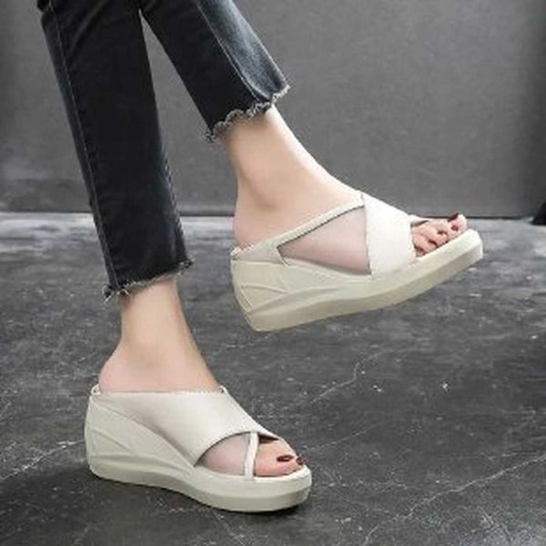 classic luxury paris women platform mules slipper womens high heels sandal thick bottom casual shoes ladies leisure summer wedges slippers d, Black
classic luxury paris women platform mules slipper womens high heels sandal thick bottom casual shoes ladies leisure summer wedges slippers d, Black