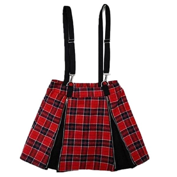 skirts autumn women skirt tweed multi plaid zipper ladies strap cute suspender mini kawaii pleated 19ya#, Black
skirts autumn women skirt tweed multi plaid zipper ladies strap cute suspender mini kawaii pleated 19ya#, Black