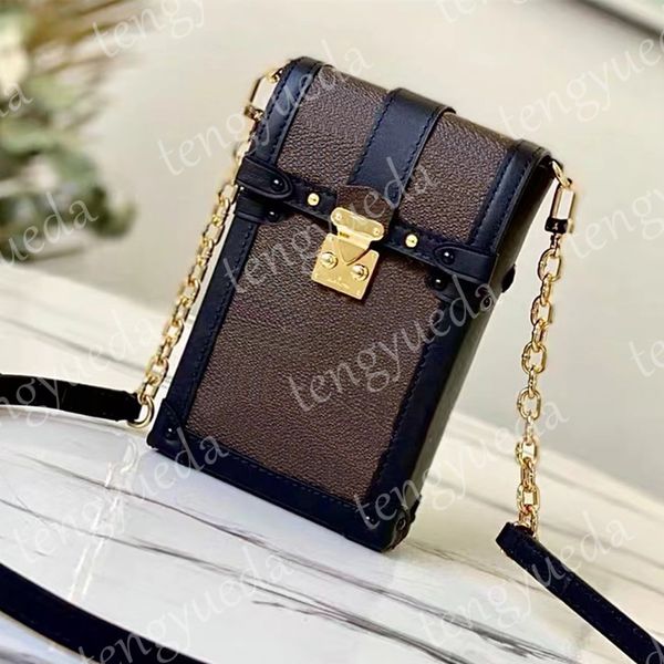 

fashion designer phone pouches bags for men women leather wallet cosmetic bag mini shoulder bag