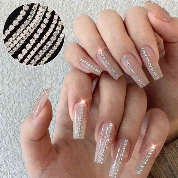 90cm glitter 41color nail chain charms claw chain 3d gold silver diamond metal parts nail pearls for nails chain bulk can be cut y220408, Black
90cm glitter 41color nail chain charms claw chain 3d gold silver diamond metal parts nail pearls for nails chain bulk can be cut y220408, Black