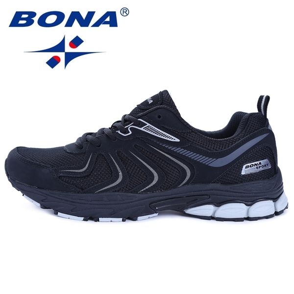 bona arrival style men running shoes lace up breathable comfortable sneakers outdoor walking footwear men 220513, Black
bona arrival style men running shoes lace up breathable comfortable sneakers outdoor walking footwear men 220513, Black
