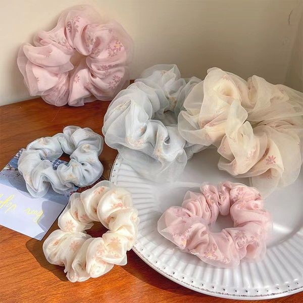 oversized floral hair scrunchies double layer organza hair ropes net yarn ponytail holder elastic rubber bands hair accessories, Slivery;white
oversized floral hair scrunchies double layer organza hair ropes net yarn ponytail holder elastic rubber bands hair accessories, Slivery;white