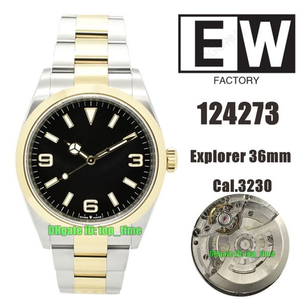 ewf watches 124273 36mm 904l ss cal.3230 automatic mens watch black dial yellow gold two tone stainless steel bracelet gents wristwatches, Slivery;brown
ewf watches 124273 36mm 904l ss cal.3230 automatic mens watch black dial yellow gold two tone stainless steel bracelet gents wristwatches, Slivery;brown