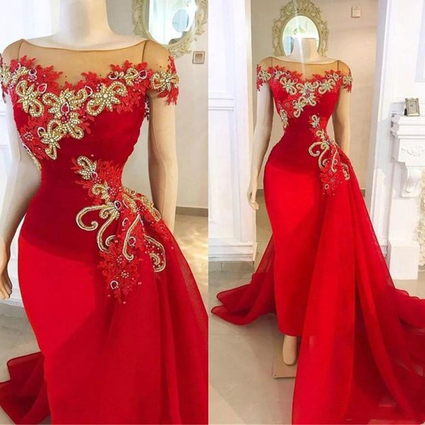 2022 red sequined mermaid prom dresses for black girl sheer neck illusion formal arabic evening gowns
2022 red sequined mermaid prom dresses for black girl sheer neck illusion formal arabic evening gowns