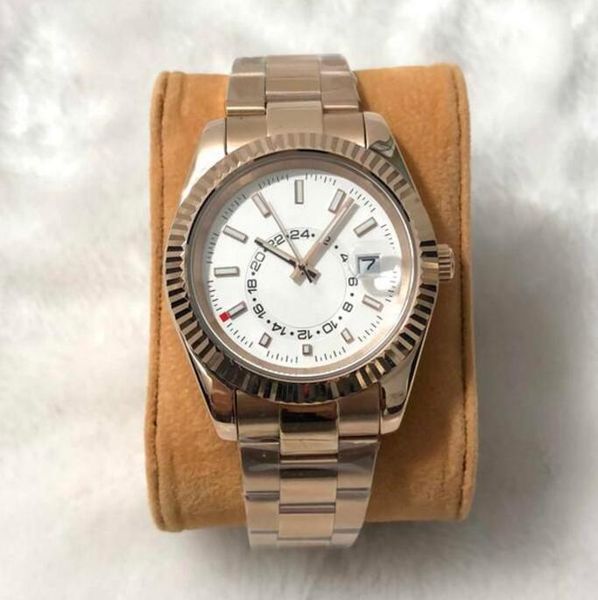 sky mens automatic watch automatic 2813 movement watches stainless steel 42mm luminous waterproof wristwatches gifts, Slivery;brown
sky mens automatic watch automatic 2813 movement watches stainless steel 42mm luminous waterproof wristwatches gifts, Slivery;brown