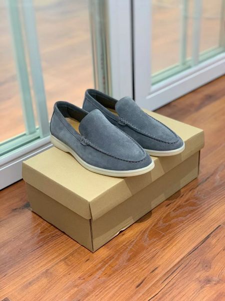 loro piana suede fashion leather velvety mens dress shoes british style sneakers spring autumn man driver car lazy loafers summer walk flats, Black
loro piana suede fashion leather velvety mens dress shoes british style sneakers spring autumn man driver car lazy loafers summer walk flats, Black