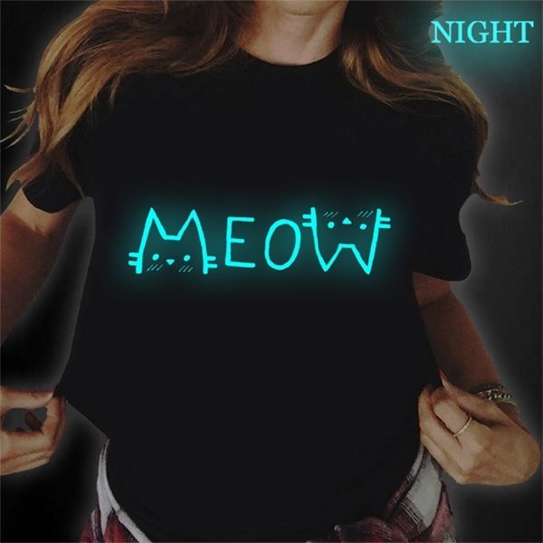 women graphic cat letter funny clothing cute 90s ladies glowing clothes lady tees female t shirt luminous womens t-shirt 220705, White
women graphic cat letter funny clothing cute 90s ladies glowing clothes lady tees female t shirt luminous womens t-shirt 220705, White