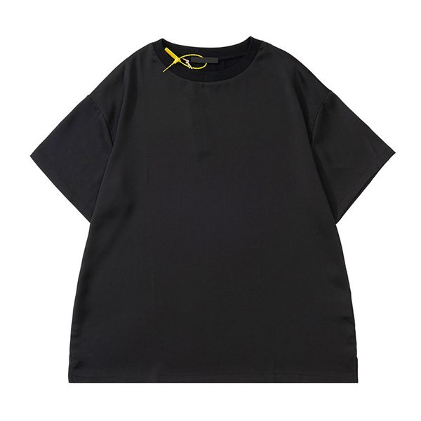 2022 usa spring summer 7th satin bottom split t shirt fashion high street american men women tee tshirt, White;black
2022 usa spring summer 7th satin bottom split t shirt fashion high street american men women tee tshirt, White;black