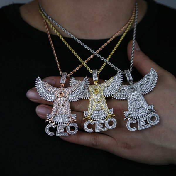 rose gold silver plated letter ceo eagle pendant necklace with rope chain iced hip hop men charm necklaces jewelry paved 5a cubic zircon sto
rose gold silver plated letter ceo eagle pendant necklace with rope chain iced hip hop men charm necklaces jewelry paved 5a cubic zircon sto
