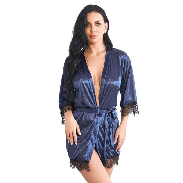 women's sleepwear women satin short kimono robe with eyelash lace trim open front belted lingerie bridesmaids robes babydoll nightgown, Black;red
women's sleepwear women satin short kimono robe with eyelash lace trim open front belted lingerie bridesmaids robes babydoll nightgown, Black;red