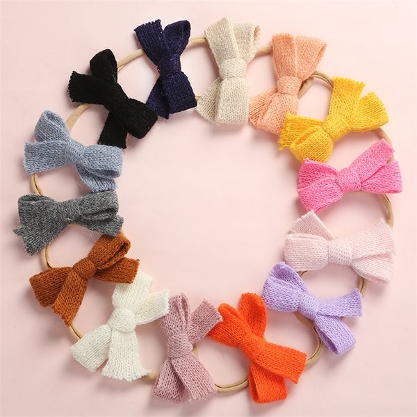 crochet bows nylon baby headband girls wool knitted hair bow with thin nylon headband for girl kids hair accessory 36pc/lot lj201226, Slivery;white
crochet bows nylon baby headband girls wool knitted hair bow with thin nylon headband for girl kids hair accessory 36pc/lot lj201226, Slivery;white