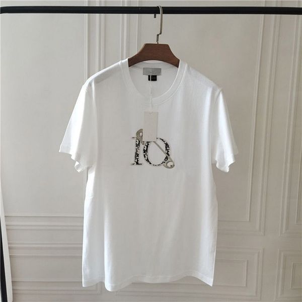 summer t shirt men women designer alphabet embroidered tshirts loose t-shirt men casual luxury clothing street shirts, White;black
summer t shirt men women designer alphabet embroidered tshirts loose t-shirt men casual luxury clothing street shirts, White;black