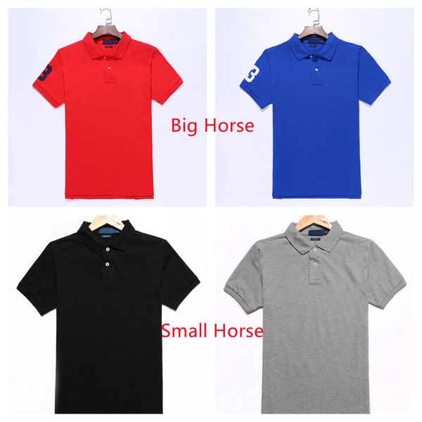 mens polo tee short sleeve t-shirts big or small horse polos pure colour embroidery tees classic business casual breathable tshirt size s-2x, White;black
mens polo tee short sleeve t-shirts big or small horse polos pure colour embroidery tees classic business casual breathable tshirt size s-2x, White;black