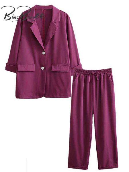 blingblingee summer 2022 women oil style 2 piece sets hit 34 sleeves single breasted loose blazer suits female cropped pants j220813, White;black
blingblingee summer 2022 women oil style 2 piece sets hit 34 sleeves single breasted loose blazer suits female cropped pants j220813, White;black