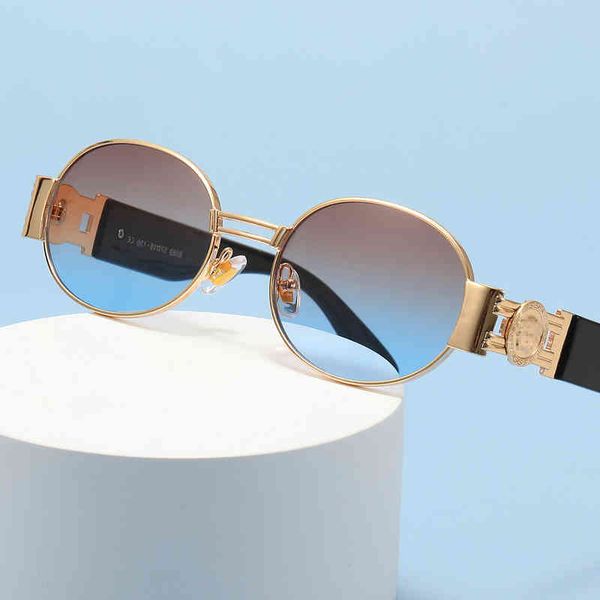 small frame oval metal sunglass punk ins trend vintage luxury brand design sunglasses uv400, White;black
small frame oval metal sunglass punk ins trend vintage luxury brand design sunglasses uv400, White;black