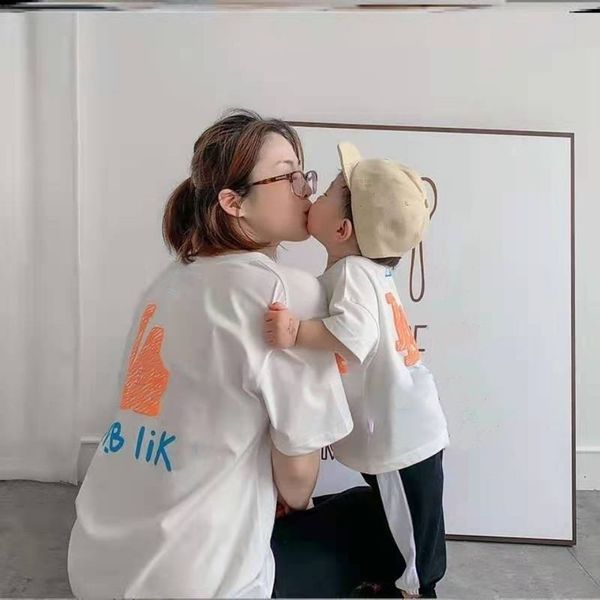 kids designer clothes childrens t-shirts girls boys clothes short sleeve family clothing foaming printing with letters 100% cotton size 100-, Blue
kids designer clothes childrens t-shirts girls boys clothes short sleeve family clothing foaming printing with letters 100% cotton size 100-, Blue