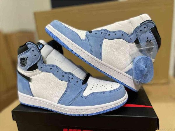 2022 authentic 1 high og university blue obsidian wmns unc patent 1s white men outdoor shoes sports sneakers with box star same style 1top, Black
2022 authentic 1 high og university blue obsidian wmns unc patent 1s white men outdoor shoes sports sneakers with box star same style 1top, Black