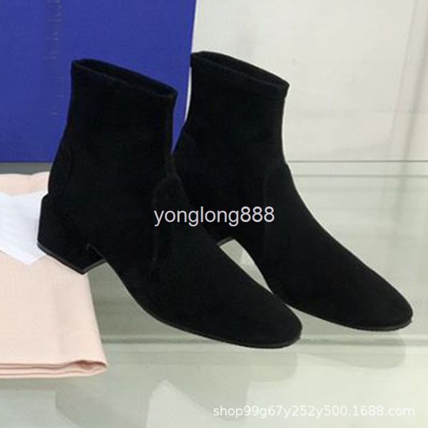 boots middle heel thick square head short tube boots women's autumn and winter fashion martin, Black
boots middle heel thick square head short tube boots women's autumn and winter fashion martin, Black