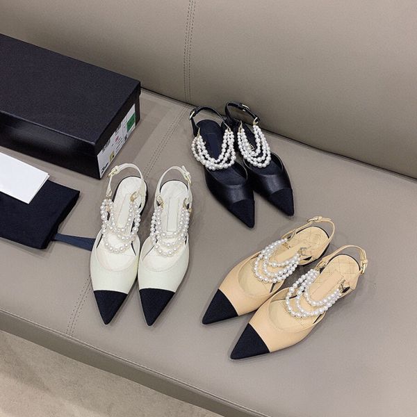 slippers early autumn xiaoxiang pearl shoes french chain pointed flat low heel female princess, Black
slippers early autumn xiaoxiang pearl shoes french chain pointed flat low heel female princess, Black